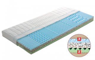 Dřevočal matrace Hana, potah ÚPLET/ALOE VERA